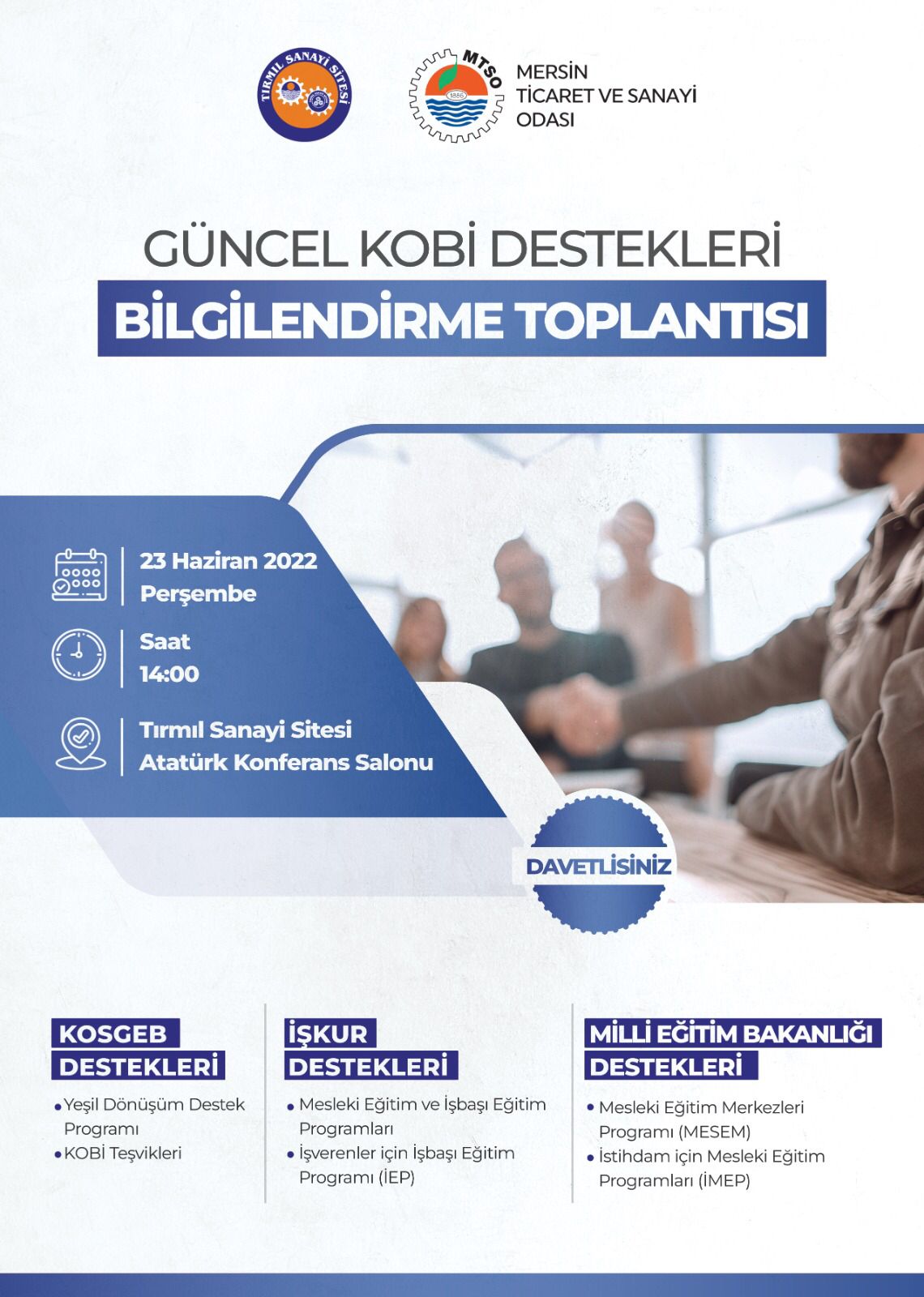 KOBİ DESTEK BİLGİLENDİRME TOPLANTISI