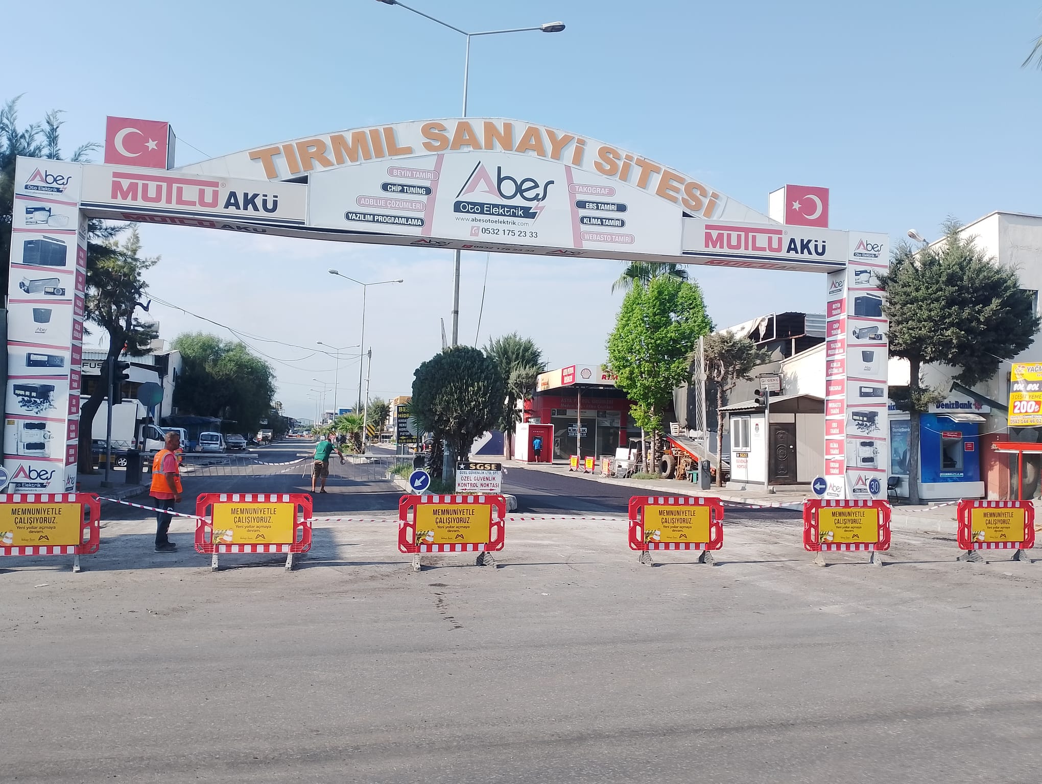 TIRMIL SANAYİ SİTESİ’NDE YOL ÇALIŞMASI