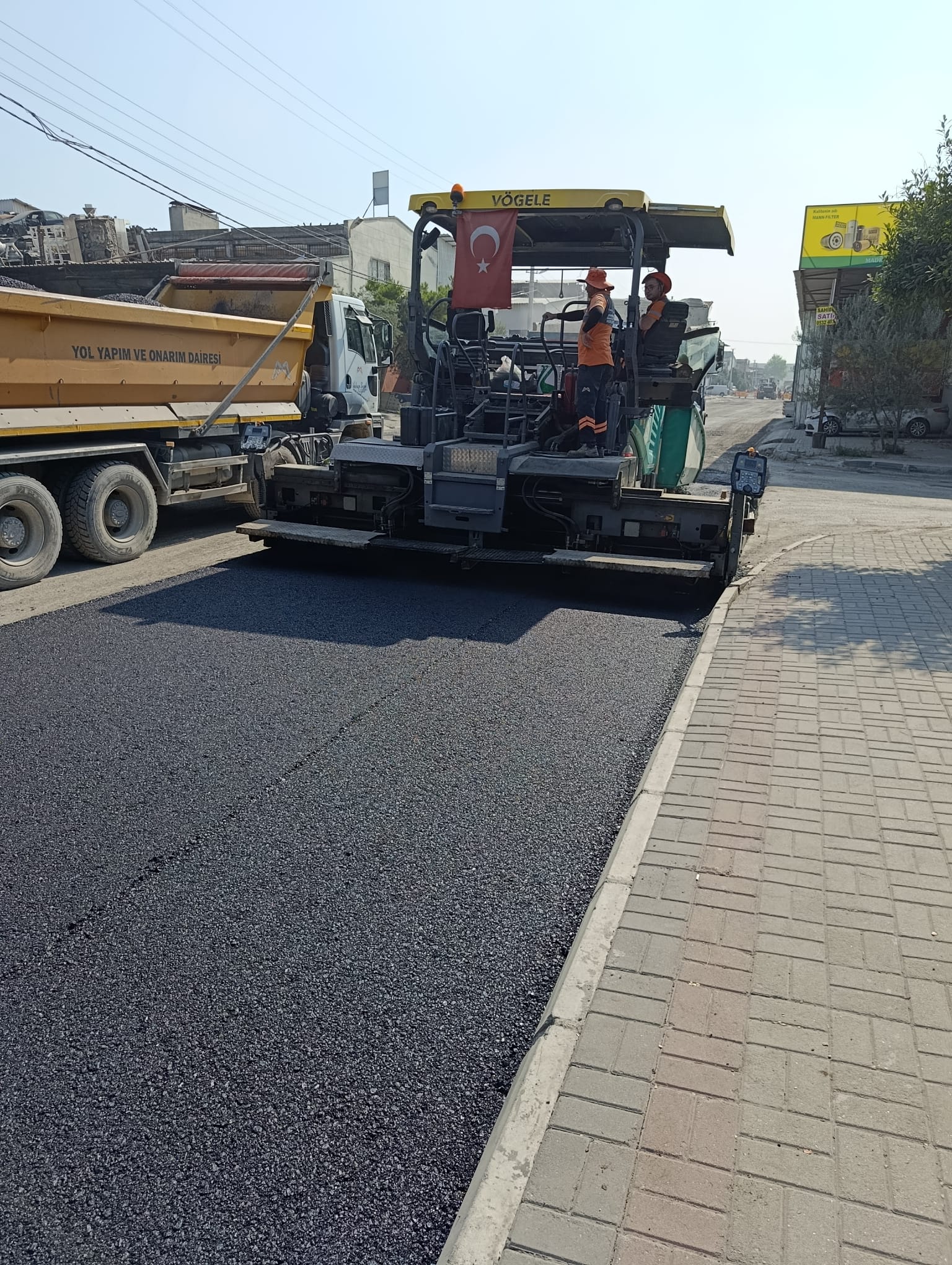 TIRMIL SANAYİ SİTESİ’NDE YOL ÇALIŞMASI